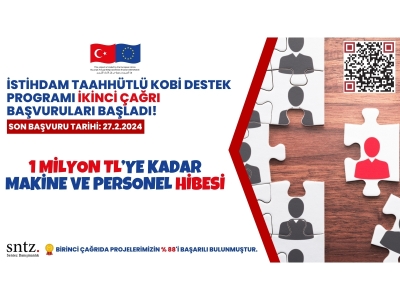İstihdam Taahhütlü KOBİ Destek Programı İkinci Teklif Çağrısı İçin Başvurular Başlıyor!